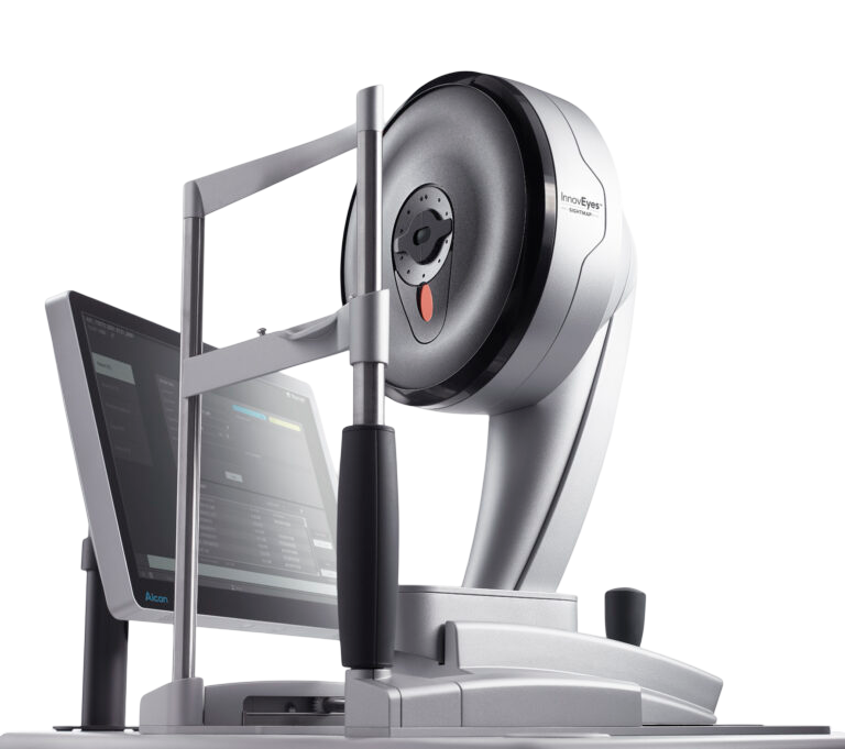 The Alcon InnovEyes SightMap diagnostic system used to map the eye before WaveLight Plus LASIK